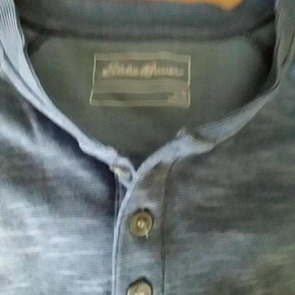 NWT Men's Eddie Bauer Long Sleeve Henly Size LT - Picture 2 of 5